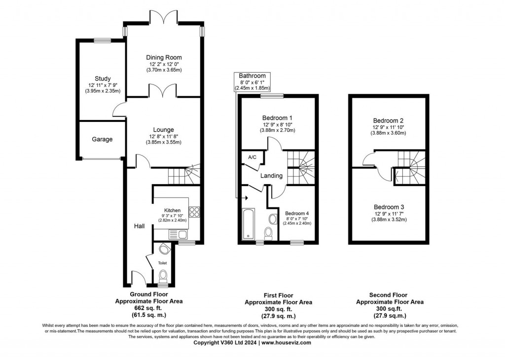 Floorplans For Turnpike Lane, Redditch