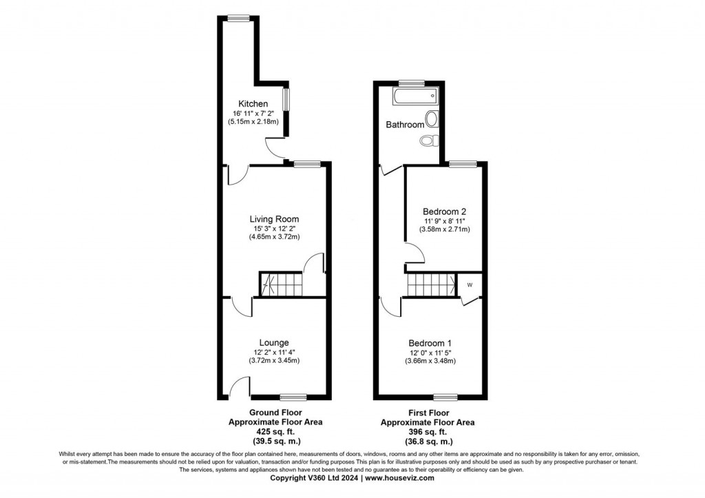 Floorplans For Tamworth Road, Kingsbury, Tamworth