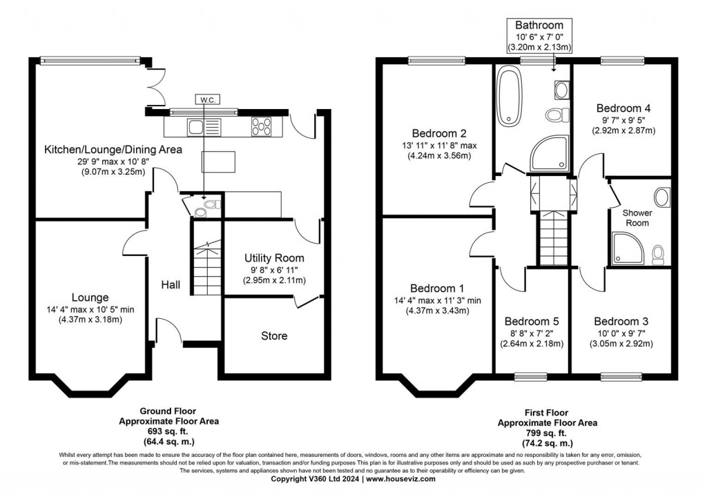 Floorplans For Lichfield Road, Sutton Coldfield