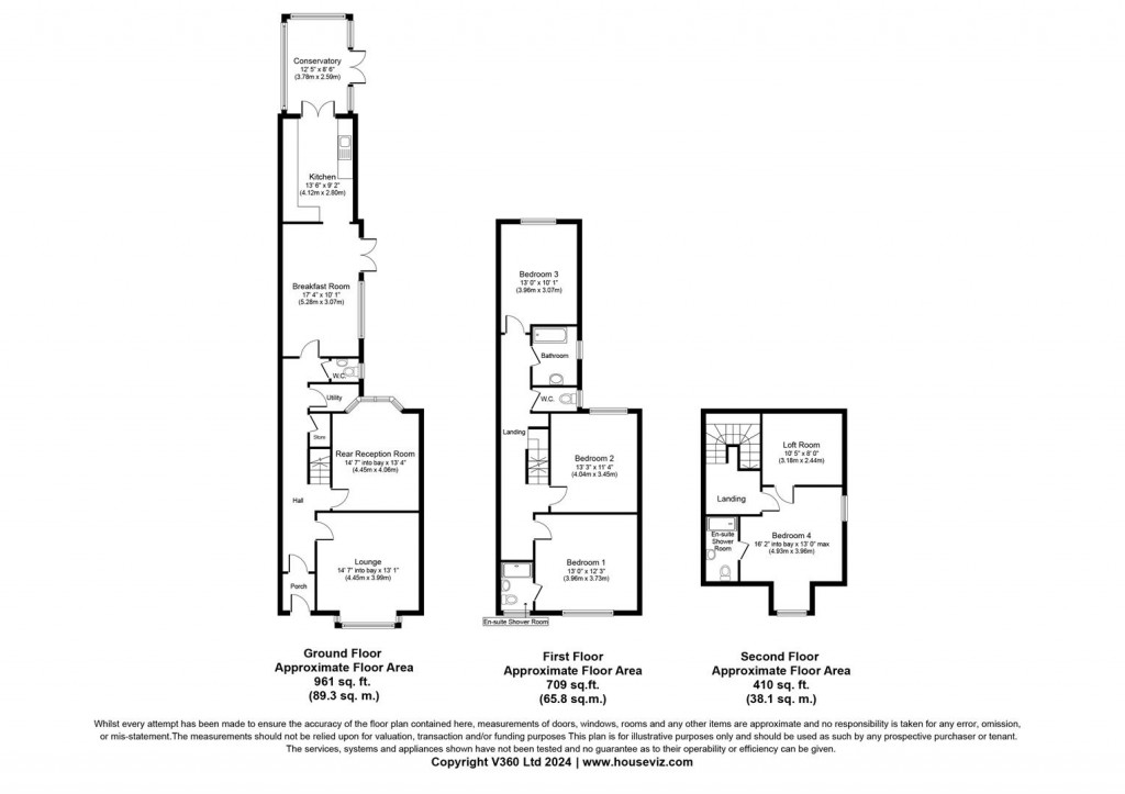 Floorplans For Coleshill Road, Sutton Coldfield