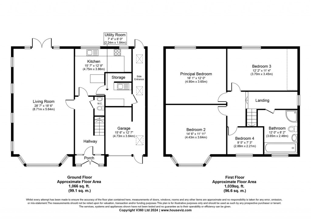 Floorplans For Grosvenor Road, Solihull