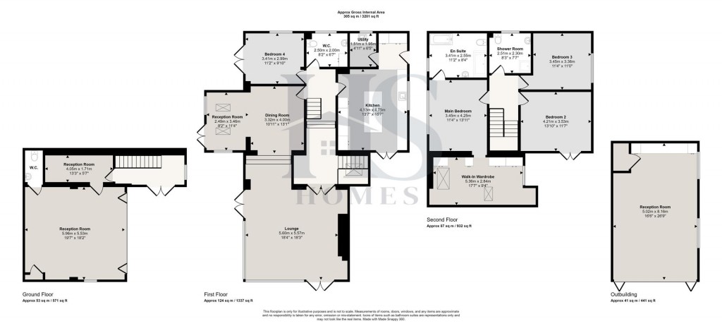 Floorplans For Bromsgrove Road, Romsley