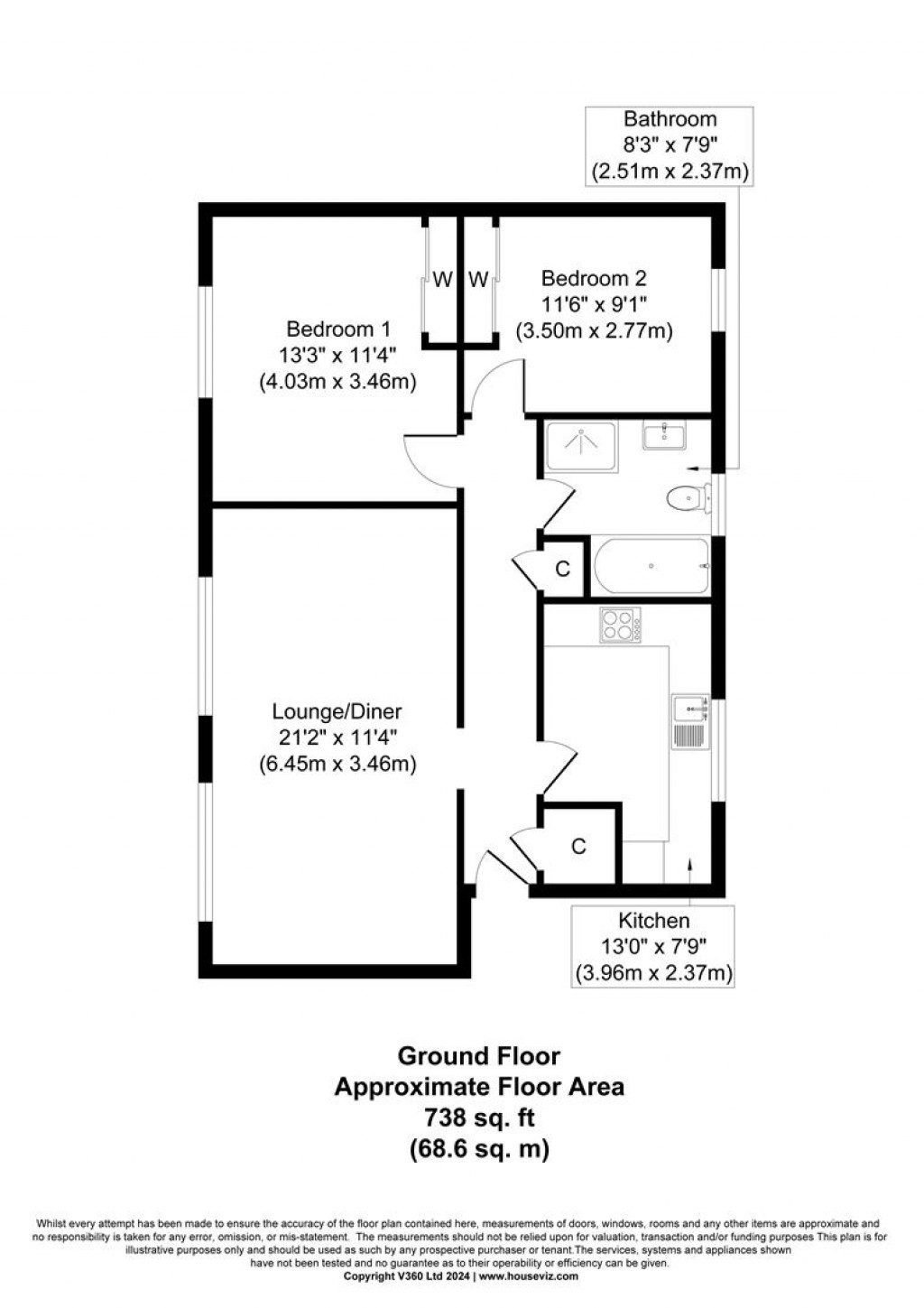 Floorplans For Keresley Close, Solihull