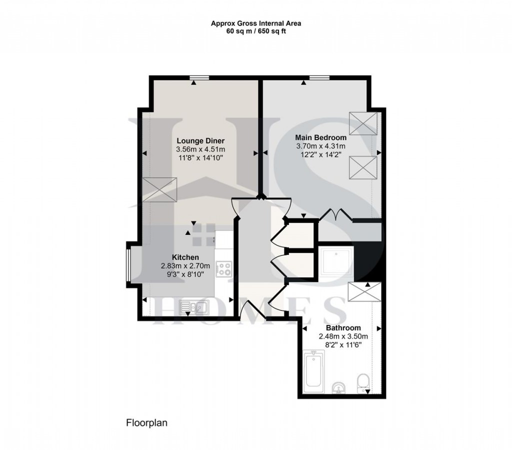 Floorplans For Dingle Lane, Solihull