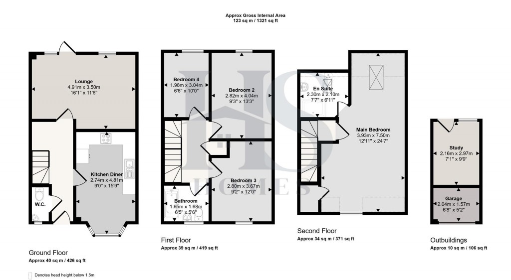 Floorplans For Dixon Close, Redditch