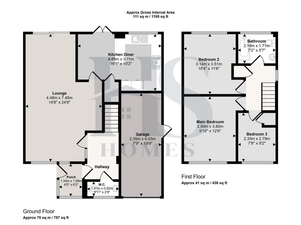 Floorplans For Caton Grove, Birmingham