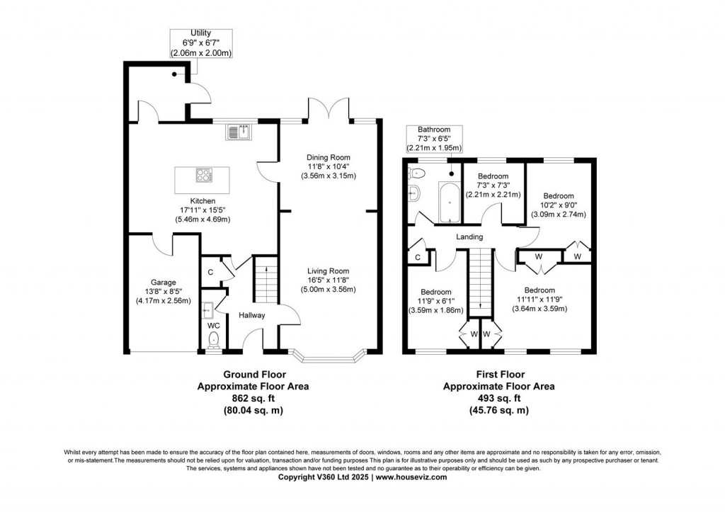 Floorplans For Bonneville Close, Millisons Wood, Coventry