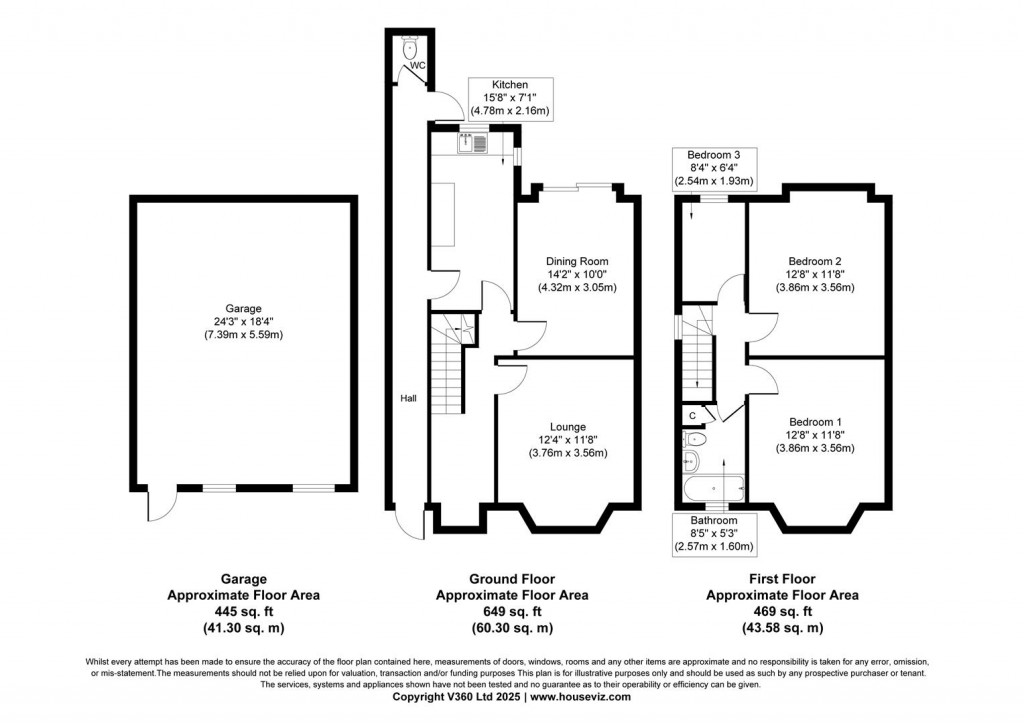 Floorplans For Sunnymead Road, Birmingham