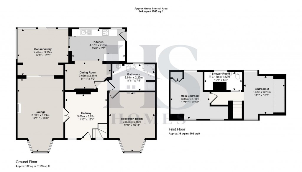 Floorplans For Haslucks Green Road, Shirley, Solihull